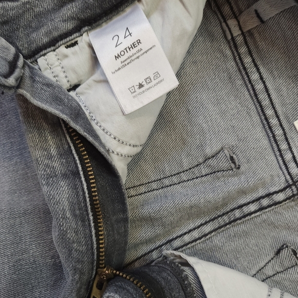 Mother Superior Womens Flared Jeans Size 24 The Hustler Ankle Drawing A Blank - Picture 9 of 12